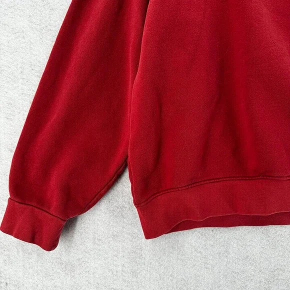 Playboy X Pacsun Sweatshirt Womens SMALL Red‎ Bunny Long Sleeve Crew Neck - Picture 4 of 14
